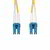 Startech - 8 m (26,2 láb) LC-LC (UPC) OS2 egymódusú duplex optikai kábel - SMDOS2LCLC8M