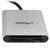 Startech - USB 3.0 flash memória többfunkciós kártyaolvasó/író USB-C csatlakozóval - FCREADU3C