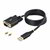 Startech - 1 m-es (3,3 láb) USB-soros adapterkábel - 1P3FFCB-USB-SERIAL