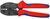 KNIPEX Áttételes saruzó fogó, szigeteletlen csúszósaruhoz PreciForce®, 220mm / 0,5 - 6mm2 / AWG20-10, 97 52 36