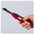KNIPEX CutiX Univerzális kés (sniccer) stabilizáló rúddal