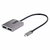 Startech - USB-C - kettős DisplayPort 1.4 adapter - MST14CD122DP