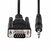Startech - 1 m-es (3 láb) DB9 - 3,5 mm-es soros kábel - 9M351M-RS232-CABLE