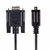 Startech - 3 m-es RS232 soros nullmodem kábel - 9FMNM-3M-RS232-CABLE