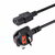 Startech - 1 m-es (3 láb) brit számítógép tápkábel, BS 1363 - C13 - BS13U-1M-POWER-LEAD