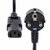 Startech - 3 m (10 láb) számítógép tápkábel, 18 AWG, EU Schuko - C13 tápkábel - 713E-3M-POWER-CORD
