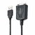 Startech - 1 m-es (3 láb) USB-soros kábel COM port rögzítéssel - 1P3FPC-USB-SERIAL