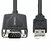 Startech - 1 m-es (3 láb) USB-soros kábel COM port rögzítéssel - 1P3FPC-USB-SERIAL