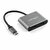 Startech - USB C többportos videoadapter - CDP2DPHD
