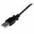 Startech - 1 m-es Micro USB kábel - A - felfelé ferde Micro B csatlakozó - USBAUB1MU