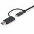 Startech - 1 m-es (3,3 láb) USB-C kábel USB-A adapterrel - USBCCADP