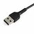 Startech - 30 cm-es tartós fekete USB-A - Lightning kábel - RUSBLTMM30CMB