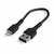Startech - 15 cm-es strapabíró fekete USB-A - Lightning kábel - RUSBLTMM15CMB