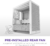 NZXT - H3 Flow (2025) számítógépház - Matt fehér - CC-H31FW-01