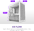 NZXT - H3 Flow (2025) számítógépház - Matt fehér - CC-H31FW-01