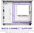 NZXT - H3 Flow (2025) számítógépház - Matt fehér - CC-H31FW-01