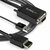 Startech - 2 m-es VGA-HDMI átalakító kábel USB audio támogatással és tápellátással - VGA2HDMM2M