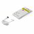 Startech - 1 m-es (3 láb) tartós USB A - Lightning kábel - fehér, 90°-os derékszögű - RUSBLTMM1MWR