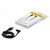 Startech - 1 m-es (3 láb) tartós USB A - Lightning kábel - fekete, 90°-os derékszögű - RUSBLTMM1MBR