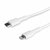 Startech - 1 m-es (3 láb) tartós fehér USB-C - Lightning kábel - RUSBCLTMM1MW