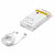 Startech - 2 m-es (6 láb) tartós USB A - Lightning kábel - fehér, 90°-os derékszögű - RUSBLTMM2MWR"