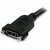 Startech - 91 cm-es (3 láb) panelre szerelhető DisplayPort kábel - DPPNLFM3PW