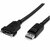 Startech - 91 cm-es (3 láb) panelre szerelhető DisplayPort kábel - DPPNLFM3PW