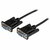 Startech - 1 m-es fekete DB9 RS232 soros nullmodem kábel - SCNM9FF1MBK