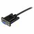 Startech - 1 m-es fekete DB9 RS232 soros nullmodem kábel - SCNM9FF1MBK