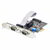 Startech - 2 portos soros PCIe kártya - 2S232422485-PC-CARD