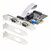 Startech - 2 portos soros PCIe kártya - 2S232422485-PC-CARD