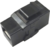 NIKOMAX Toldó, Coupler RJ45-RJ45, CAT6, fekete - NMC-KJUE55C-ST-BK