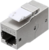 NIKOMAX Toldó, Coupler, RJ45-RJ45, CAT6a, ezüst - NMC-KJSA55C-ST-MT