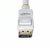 Startech - 1,8 m-es fehér, VESA minősítésű DisplayPort 1.2 kábel - DP12-CABLE-6FTW