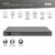 Assmann-DIGITUS 24 portos gigabites PoE hálózati switch, 19 portos, L2 menedzselt, 2 Uplink port, SFP, 430 W, af/at - DN-95359