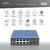 Assmann-DIGITUS Ipari 8+2 portos L2 menedzselt Gigabit Ethernet PoE switch - DN-651157