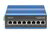 Assmann-DIGITUS 8 portos gigabites Ethernet hálózati PoE kapcsoló, ipari, nem menedzselt - DN-651121