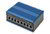 Assmann-DIGITUS 8 portos gigabites Ethernet hálózati PoE kapcsoló, ipari, nem menedzselt - DN-651121