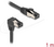 Delock RJ45 hálózati kábel Cat.8.1 S/FTP 90 fokban lefelé hajló / egyenes 1 m fekete - 80400