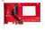 Startech - U.3 - PCIe adapterkártya, PCIe 4.0 x4 adapter 2,5"-os U.3 NVMe SSD-khez - PEX4SFF8639U3