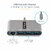 Startech - 3 portos USB-C hub Ethernettel - HB30C3A1GEA2