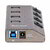Startech - 4 portos, saját tápellátású USB-C hub - 5G4AIBS-USB-HUB-EU