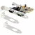 Startech - 2 portos PCI Express soros kártya - 21050-PC-SERIAL-CARD