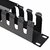 Startech - Vízszintes 1U szerver rack kábelrendező ujjcsatorna fedéllel - 19" - CMDUCT1UX