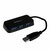 Startech - Hordozható 4 portos SuperSpeed ​​Mini USB 3.0 Hub - 5Gbps - Fekete - ST4300MINU3B