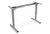 Assmann-DIGITUS elektromosan állítható magasságú íróasztal váz, dupla motor, 3 fokozat, szürke - DA-90435