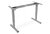 Assmann-DIGITUS elektromosan állítható magasságú íróasztal váz, dupla motor, 3 fokozat, szürke - DA-90435