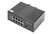 Assmann-DIGITUS 7 portos Gigabit Ethernet Netzwerk PoE switch, ipari, nem menedzselt, 1PD port - DN-651113