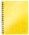 Leitz Wow A5 kockás sárga spirálfüzet - 46410016