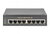 Assmann-DIGITUS 8 portos Gigabit Ethernet hálózati kapcsoló, ipari, nem menedzselt - DN-651108